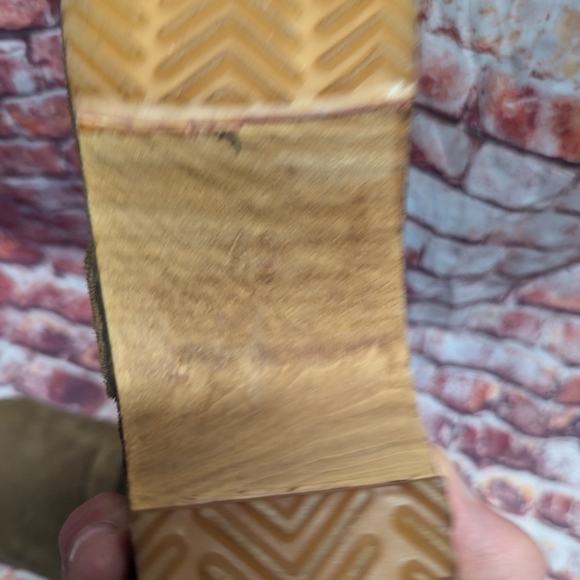 Sanita Suede Wooden Danish Clogs - Picture 4 of 12